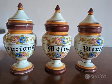 Trittico Vasi da Farmacia/Speziali