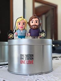 2 chiavette USB con confezione,  Radio Deejay