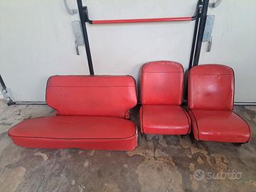 INTERNO COMPLETO SEDILI ANT E POST  fiat 600 epoca