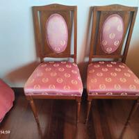 Coppia antica sedie 800