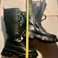 Stivali  pelle artigianali made Italy firmati