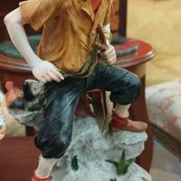 Scultura Ragazzo con fionda G.Armani  Capodimonte