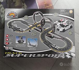 Pista elettrica audi con luci track supersport