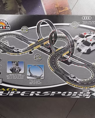 Pista elettrica audi con luci track supersport