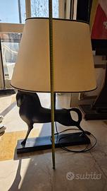 lampada cavallo vintage