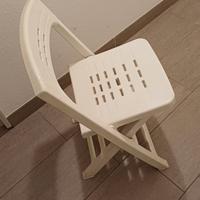 Set di 4 sedie pieghevoli 