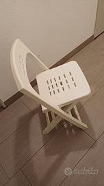 Set di 4 sedie pieghevoli 