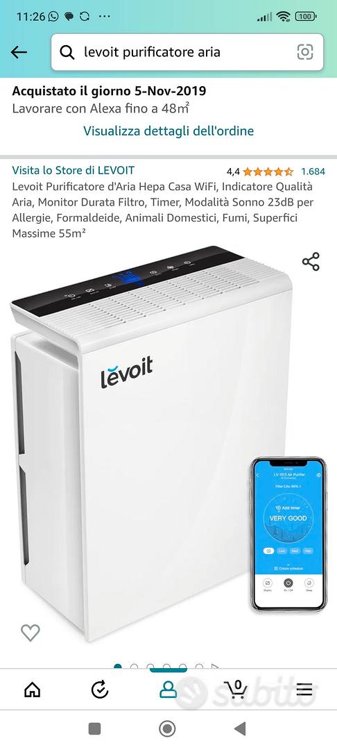 Purificatore d'aria Levoit - filtro hepa - Elettrodomestici In vendita a  Roma