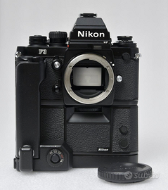 NIKON F3/P HP + MD-4 + MK-1 NIKON PRESS COME NUOVA