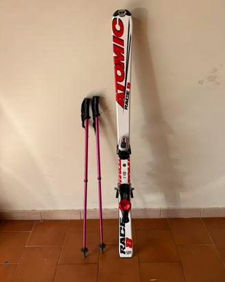Sci Atomic 140 + bastoni + scarponi HEAD 240-245