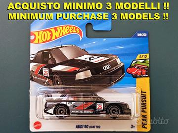 Hot Wheels Audi 90 Quattro nera