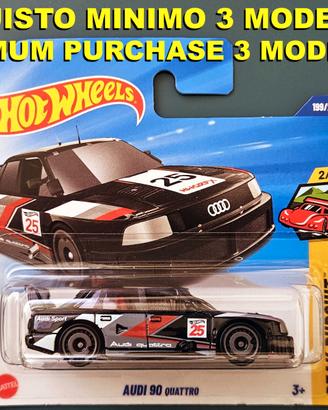 Hot Wheels Audi 90 Quattro nera
