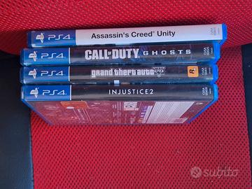 giochi ps4 praticamente nuovi a 15/20€ l'uno