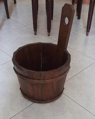 Vaso in legno 