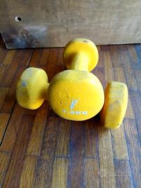 coppia manubri in neoprene kg. 1,5