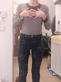 pantaloni Jekerson damascati