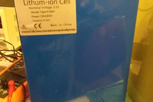 3 Elementi per batteria litio 314A per camper