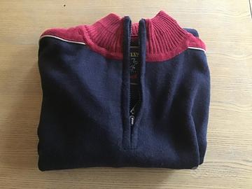 Maglia blu mistolana taglia S