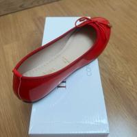 Ballerine rosse di vernice