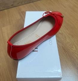Ballerine rosse di vernice