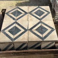 Cementine siciliane decorative d'epoca '900 - 36