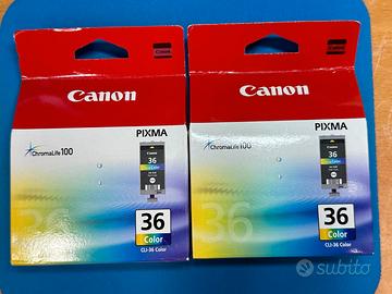Cartucce Canon PIXMA 35 Black & 36 COLOR