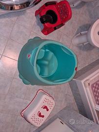 vasca, rialzo wc piu sedia vasino