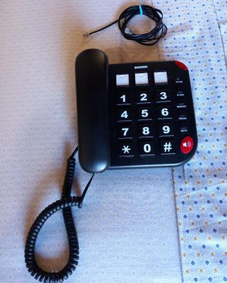 TELEFONO FISSO BRONDI BRAVO 15 NERO