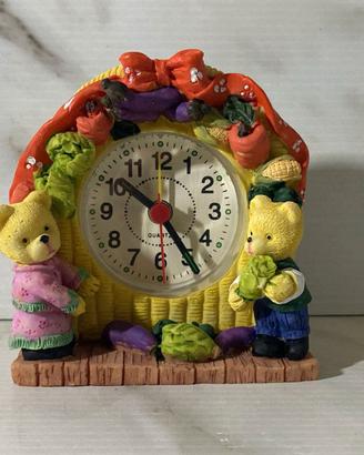 Orologio da tavolo orsetti stile Thun country