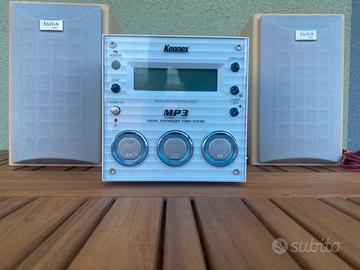 Stereo kennex mp3 usb/cd con casse