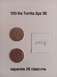 Monete Lire Italiane lotto 2 di 3 16pz