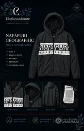 Giacca Napapijri uomo S nera windbreaker