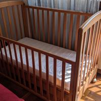 Lettino Giordani + box hauck + seggiolone ikea