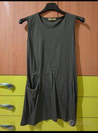 vestito corto verde tg. 42/44