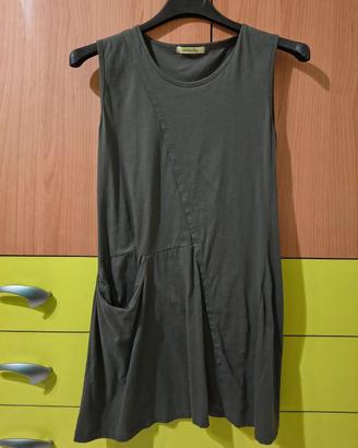 vestito corto verde tg. 42/44