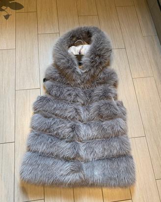 Gilet pelliccia sintetica