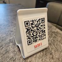 Supporto QR Code personalizzabile – WiFi / Menù