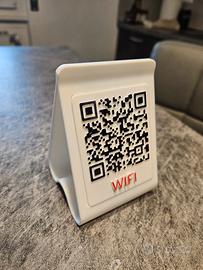 Supporto QR Code personalizzabile – WiFi / Menù
