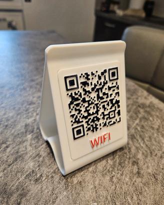 Supporto QR Code personalizzabile – WiFi / Menù