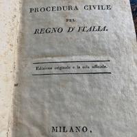Libro antico meta 1800 ,Codice Napoleonico