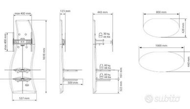 Supporto tv meliconi