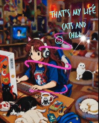 Poster Cats and Chill