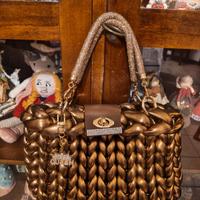 borsa artigianale Marshmallow  bronzo