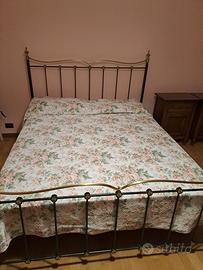 letto matrimoniale in ferro battuto 
