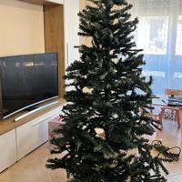 Albero di natale leggermente innevato 180cm