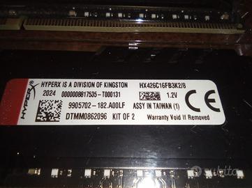 RAM DDR4 Kit 8GB