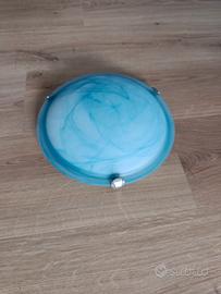 Lampadario a soffitto vetro colorato