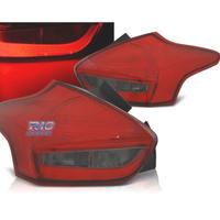 FANALI FORD FOCUS 3 HATCHBACK 14- BAR LED ROSSO AF