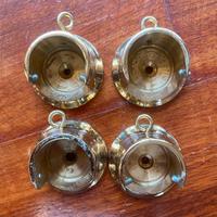 Supporti ottone bastone diam3.5 da muro