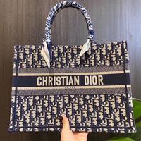 Borsa tote grande Dior Christian Oblique